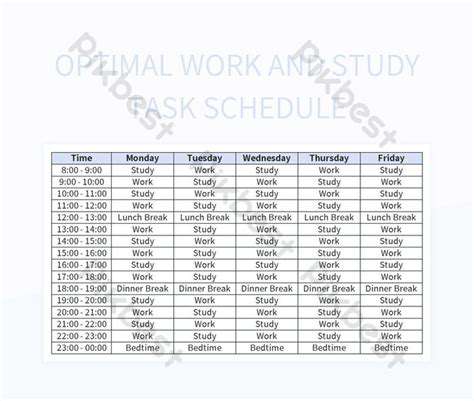 CraftingaPersonalizedStudySchedule:TheFoundationforEfficiency